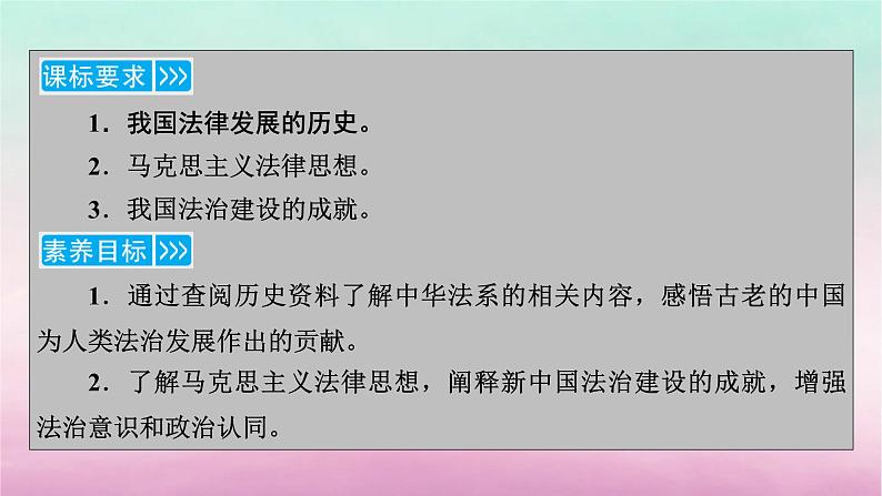 2024高中政治第3单元全面依法治国第7课治国理政的基本方式第1框我国法治建设的历程课件（部编版必修3）第5页