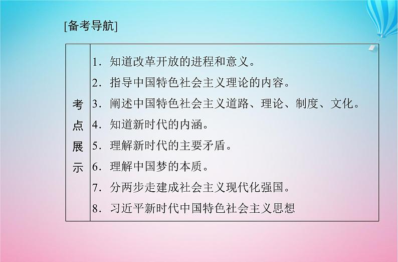 2024届高考政治学业水平测试复习专题二只有中国特色社会主义才能发展中国只有坚持和发展中国特色社会主义才能实现中华民族伟大复兴课件第2页