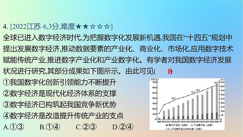 2025版高考政治一轮复习真题精练专题三经济发展与社会进步第5练新发展理念与现代化经济体系课件08