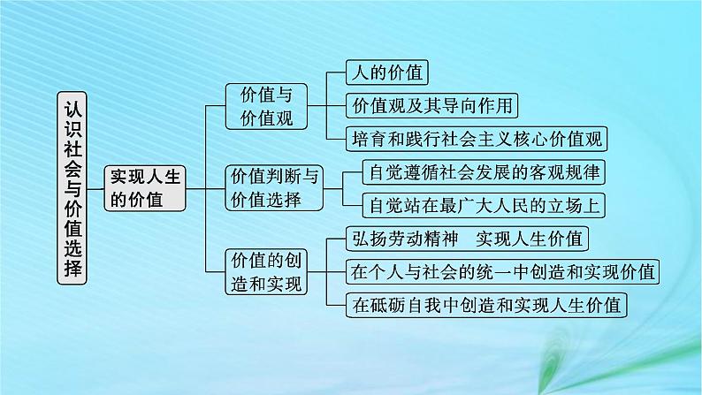 新高考新教材2024届高考政治二轮总复习专题9认识社会与价值选择课件第4页