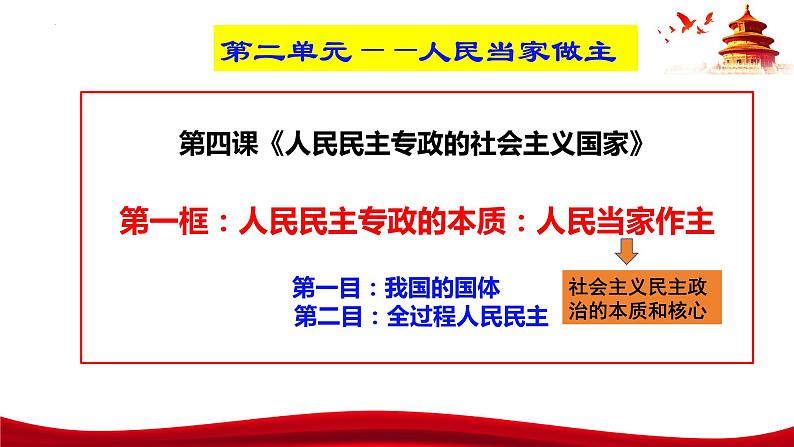 4.1 人民民主专政的本质： 课件- 高中政治统编版必修三政治与法治02