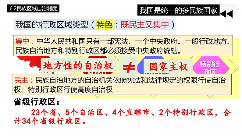 6.2 民族区域自治制度 课件- 高中政治统编版必修三政治与法治07