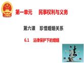 6.1 法律保护下的婚姻  课件 - 高中政治统编版选择性必修二法律与生活