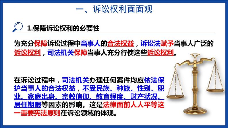 10.1 正确行使诉讼权利  课件 - 高中政治统编版选择性必修二法律与生活03