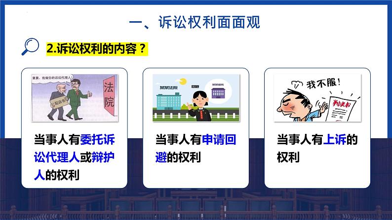 10.1 正确行使诉讼权利  课件 - 高中政治统编版选择性必修二法律与生活04