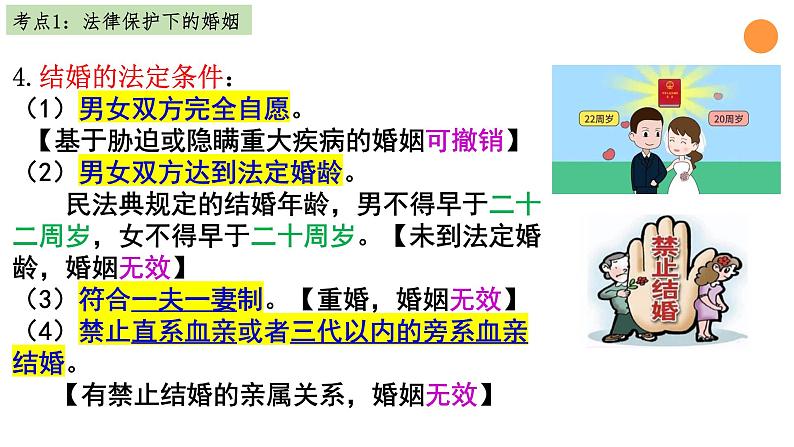 第六课 珍惜婚姻关系 课件-2024届高考政治一轮复习统编版选择性必修二法律与生活第6页