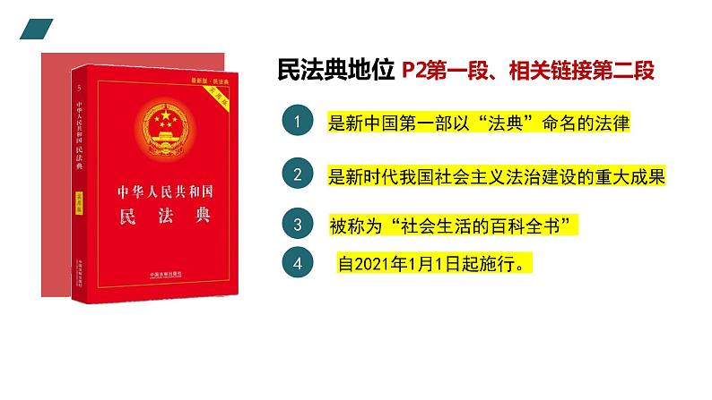 第一课 在生活中学民法用民法 课件-2024届高考政治一轮复习统编版选择性必修二法律与生活05