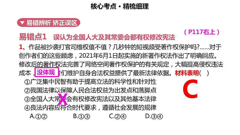 专题九 课时1 科学立法、严格执法 课件-2024届高考政治二轮复习统编版必修三政治与法治06