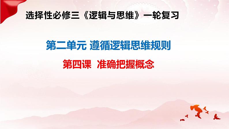 第四课 准确把握概念 课件-2024届高考政治一轮复习统编版选择性必修三逻辑与思维第2页