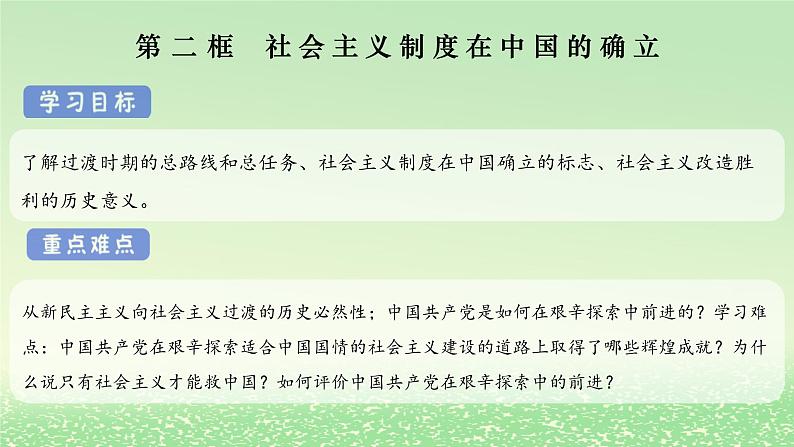 第二课只有社会主义才能救中国2.2社会主义制度在中国的确立课件3（部编版必修1）02