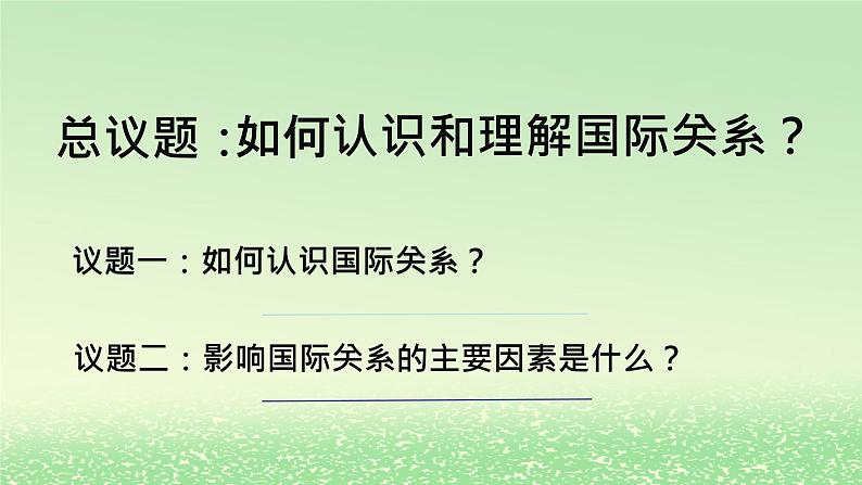 第二单元世界多极化第三课多极化趋势3.2国际关系课件（部编版选择性必修1）第3页