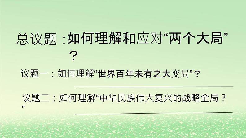 第二单元世界多极化第三课多极化趋势3.1世界多极化的发展课件（部编版选择性必修1）03