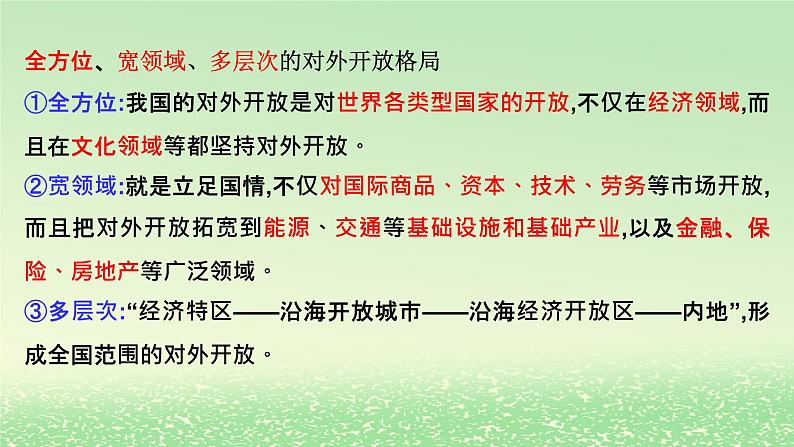 第三单元经济全球化第七课经济全球化与中国7.1开放是当代中国的鲜明标识课件（部编版选择性必修1）第6页