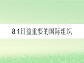 第四单元国际组织第八课主要的国际组织8.1日益重要的国际组织课件（部编版选择性必修1）