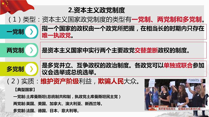 1.3政党和利益集团 课件-2023-2024学年高中政治统编版选择性必修一当代国际政治与经济04