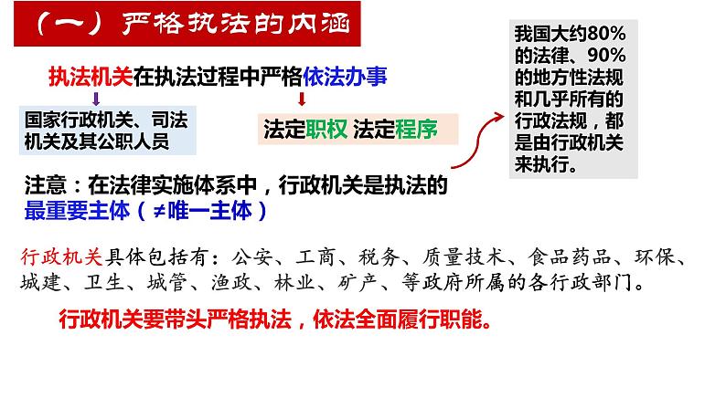 9.2严格执法课件-2023-2024学年高中政治统编版必修三政治与法治第6页