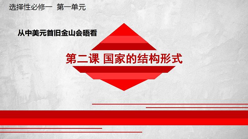 第二课 国家的结构形式 课件-2024届高考政治一轮复习统编版选择性必修一当代国际政治与经济第2页