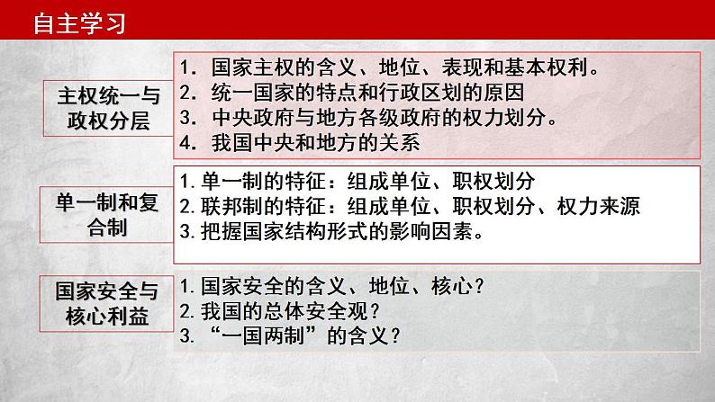 第二课 国家的结构形式 课件-2024届高考政治一轮复习统编版选择性必修一当代国际政治与经济第6页