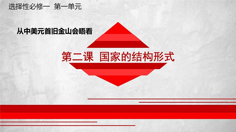 第二课国家的结构形式课件-2024届高考政治一轮复习统编版选择性必修一当代国际政治与经济第2页