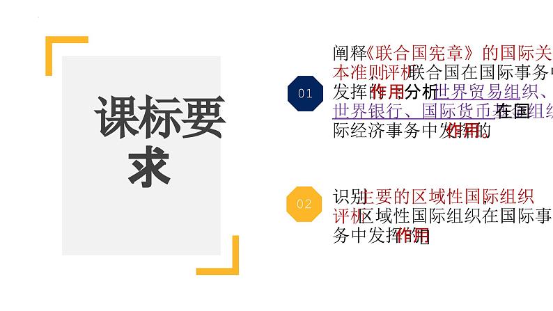 第九课 中国与国际组织 课件-2024届高考政治一轮复习统编版选择性必修一当代国际政治与经济02