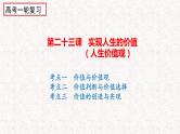 第六课实现人生的价值课件-2024届高考政治一轮复习统编版必修四哲学与文化 (1)