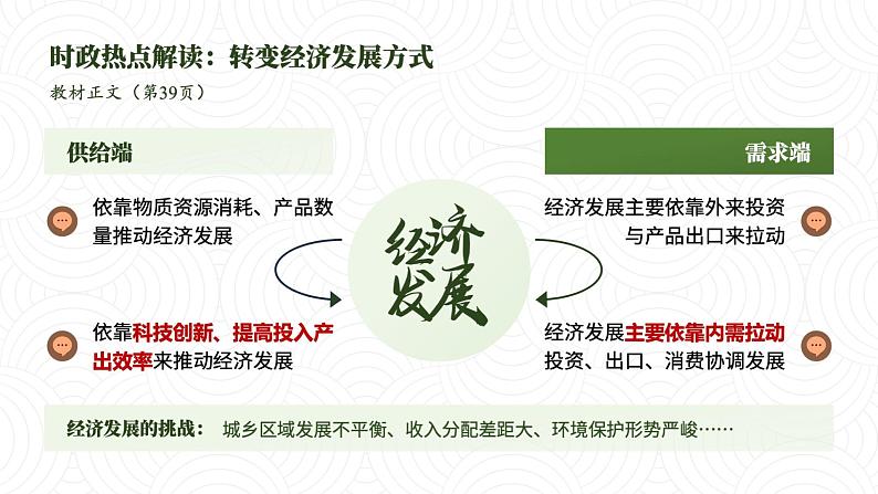 第三课 我国的经济发展课件-2024届高考政治一轮复习统编版必修二经济与社会第7页