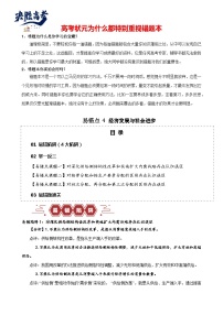 易错点4 经济发展与社会进步-【易错题】备战2024年高考政治易错题（新教材新高考）