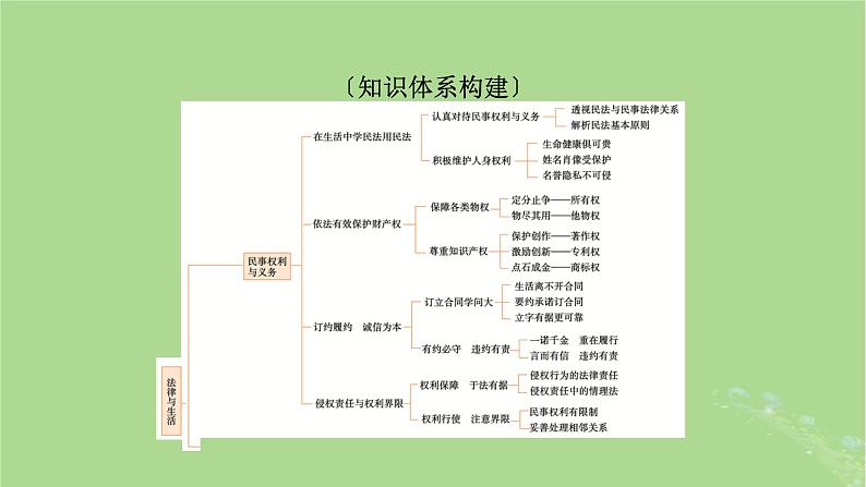 2025版高考政治一轮总复习选择性必修2阶段性整合提升七法律与生活课件02