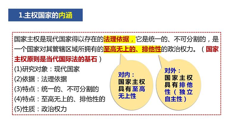 2.1主权统一与政权分层（课件）-高二政治课件（统编版选择性必修1）第5页