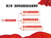 3.1 坚持党的领导 课件-2023-2024学年高中政治统编版必修三政治与法治