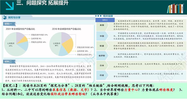 3.1世界多极化的发展课件-2023-2024学年高中政治统编版选择性必修一当代国际政治与经济08