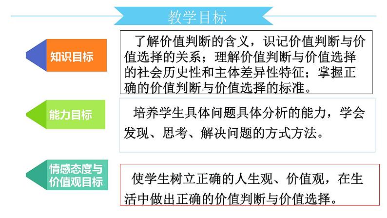 6.2 价值判断与价值选择（说课课件）高中政治统编版必修四哲学与文化08