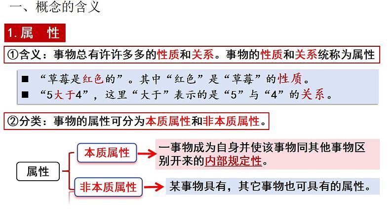 4.1概念的概述  课件-2023-2024学年高中政治统编版选择性必修三逻辑与思维07