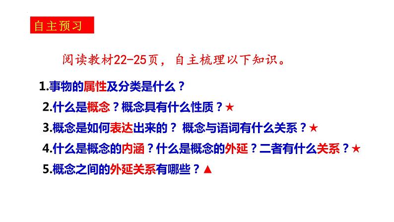 4.1概念的概述课件-2023-2024学年高中政治统编版选择性必修三逻辑与思维03