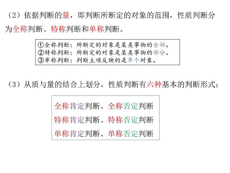 5.2正确运用简单判断 课件-2023-2024学年高中政治统编版选择性必修三逻辑与思维07