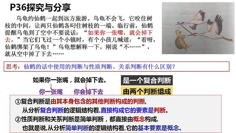 5.3正确运用复合判断课件-2023-2024学年高中政治统编版选择性必修三逻辑与思维03