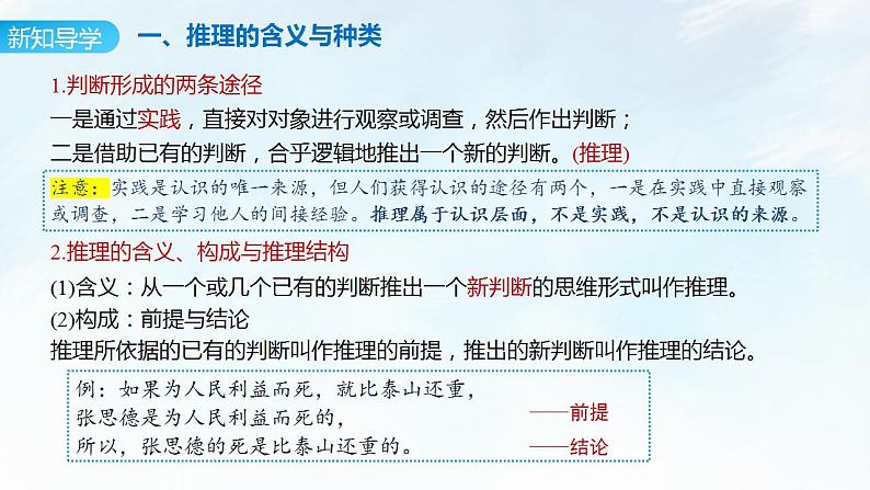 6.1 推理与演绎推理概述课件-2023-2024学年高中政治统编版选择性必修三逻辑与思维第5页