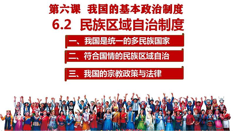 6.2民族区域自治制度课件--统编版必修三政治与法治第1页