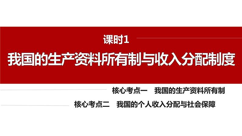 专题二　课时一　我国的生产资料所有制与收入分配制度-2024年高考政治二轮专题复习课件（统编版）第6页