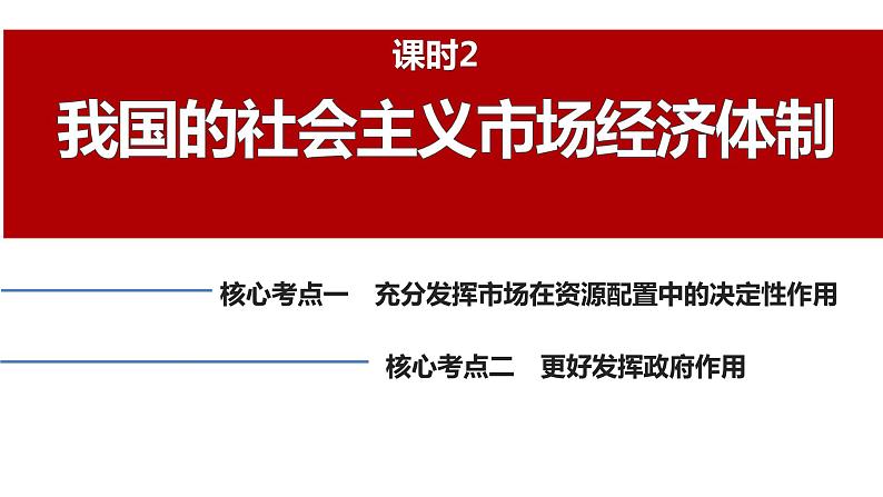 专题二　课时二　我国的社会主义市场经济体制-2024年高考政治二轮专题复习课件（统编版）第4页