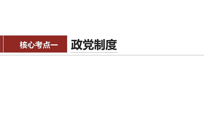 专题六　课时二　我国的基本政治制度-2024年高考政治二轮专题复习课件（统编版）02