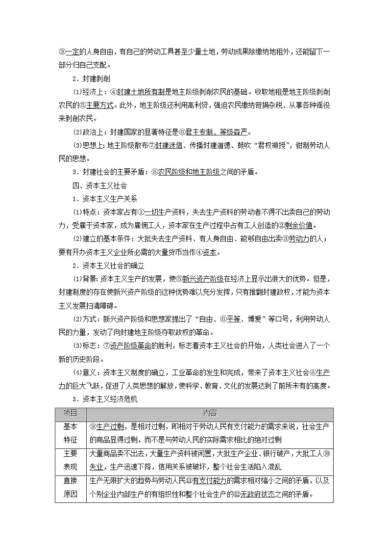 2025版高考政治一轮总复习考点精析教案必修1第1课社会主义从空想到科学从理论到实践的发展考点1原始社会的解体和阶级社会的演进02
