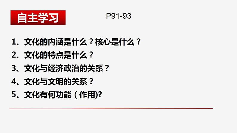 7.1 文化的内涵与功能 课件-2023-2024学年高中政治统编版必修四哲学与文化01