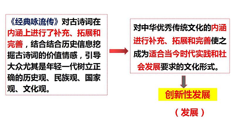 7.3弘扬中华优秀传统文化与民族精神课件-2023-2024学年高中政治统编版必修四哲学与文化第6页