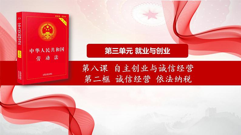 8.2 诚信经营 依法纳税 课件-2023-2024学年高中政治统编版选择性必修二法律与生活01