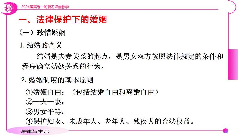 第六课 珍惜婚姻关系课件-2024届高考政治一轮复习统编版选择性必修二法律与生活 (1)07