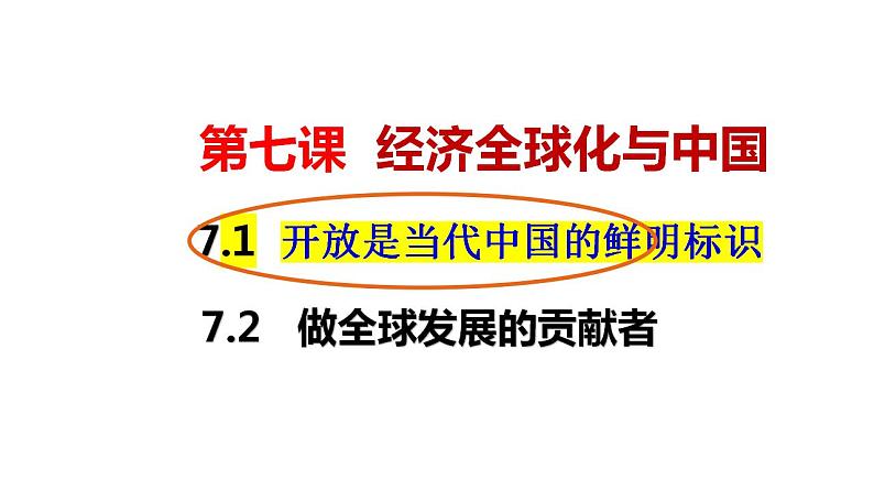 第七课 经济全球化与中国 课件-2024届高考政治一轮复习统编版选择性必修一当代国际政治与经济 (1)第7页