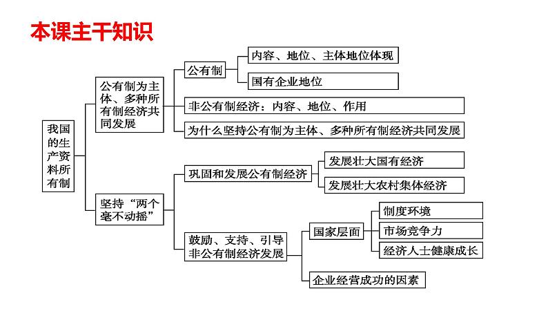 第一课 我国的生产资料所有制 课件-2024届高考政治一轮复习统编版必修二经济与社会 (1)04