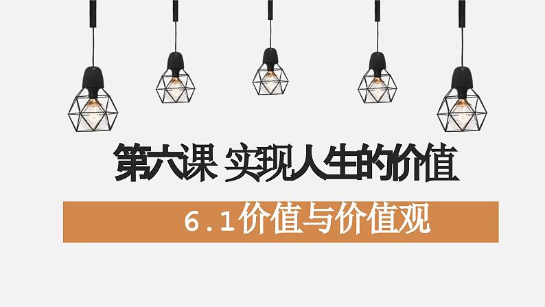 高中政治统编版必修四6.1价值与价值观课件03