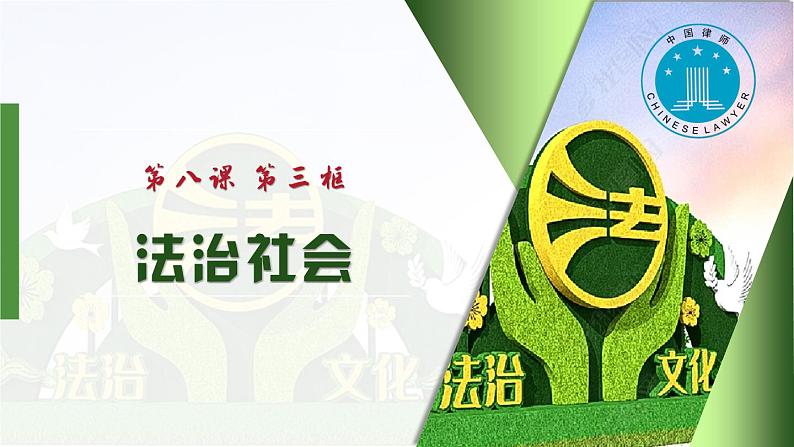 2023-2024学年高中政治统编版必修三政治与法治：8.3法治社会课件02